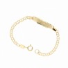 Pulsera hungara chapa bebé oro 18k [35-h-1-12]