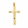 Cruz con cristo oro de 18k [27-9146]