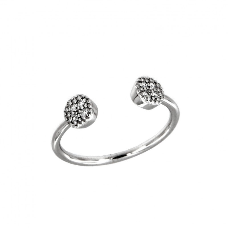 Sortija diamantes oro blanco