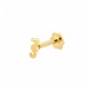 Piercing caballito de mar oro 18 quilates [88-3251]
