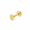 Piercing calavera oro 18 quilates [88-3252]