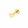 Piercing corazon oro 18 quilates [88-3256]
