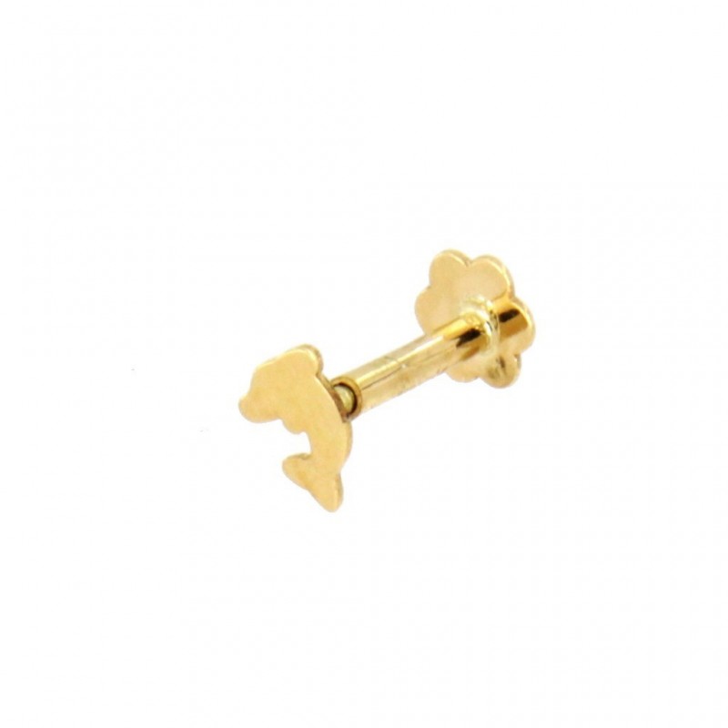 Piercing delfin oro 18 quilates [88-3260]