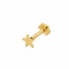 Piercing estrella oro 18 quilates [88-3261]