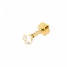 Piercing circonita oro 18 quilates [88-3264]