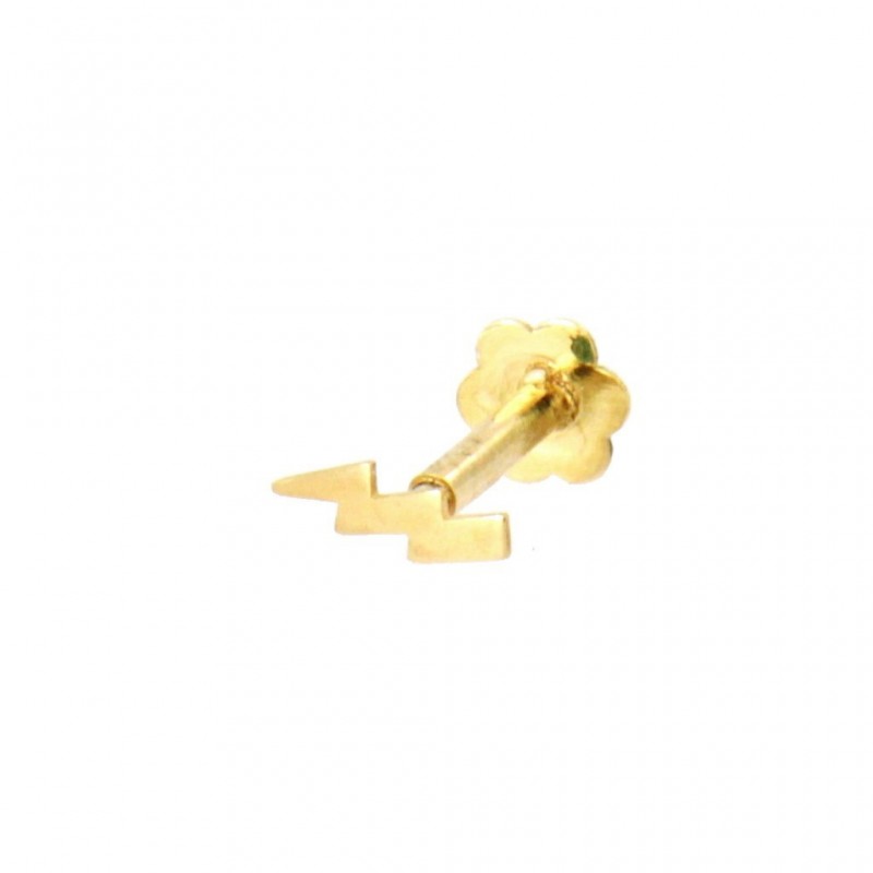Piercing rayo oro 18 quilates [88-3272]