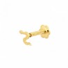 Piercing serpiente oro 18 quilates [88-3273]