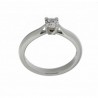Solitario platino diamantes, oro 18k [ le-p-4-31-s ]