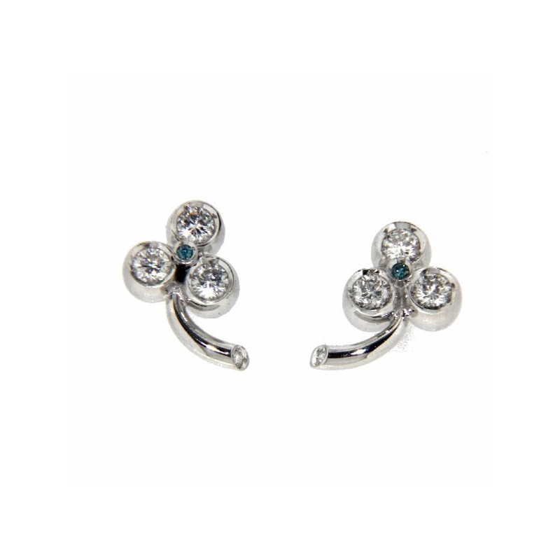 Pendientes diamantes oro blanco 18K [LE-P-79-P]