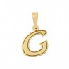 Colgante letra g oro amarillo 18k [do-g-10 ]