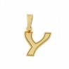 Colgante letra y oro amarillo 18k [do-y-10 ]