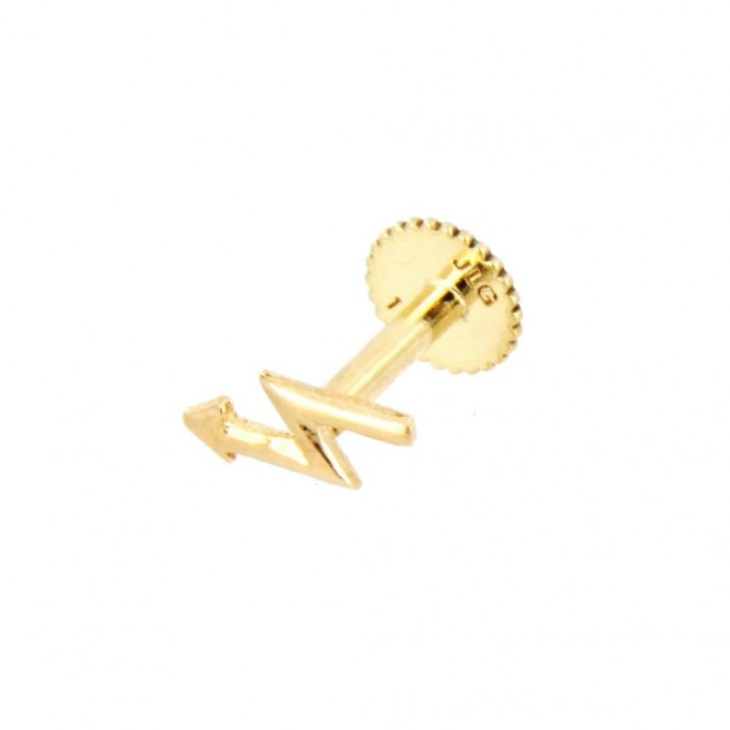 Piercing rayo oro 18 quilates [27-11363-98]