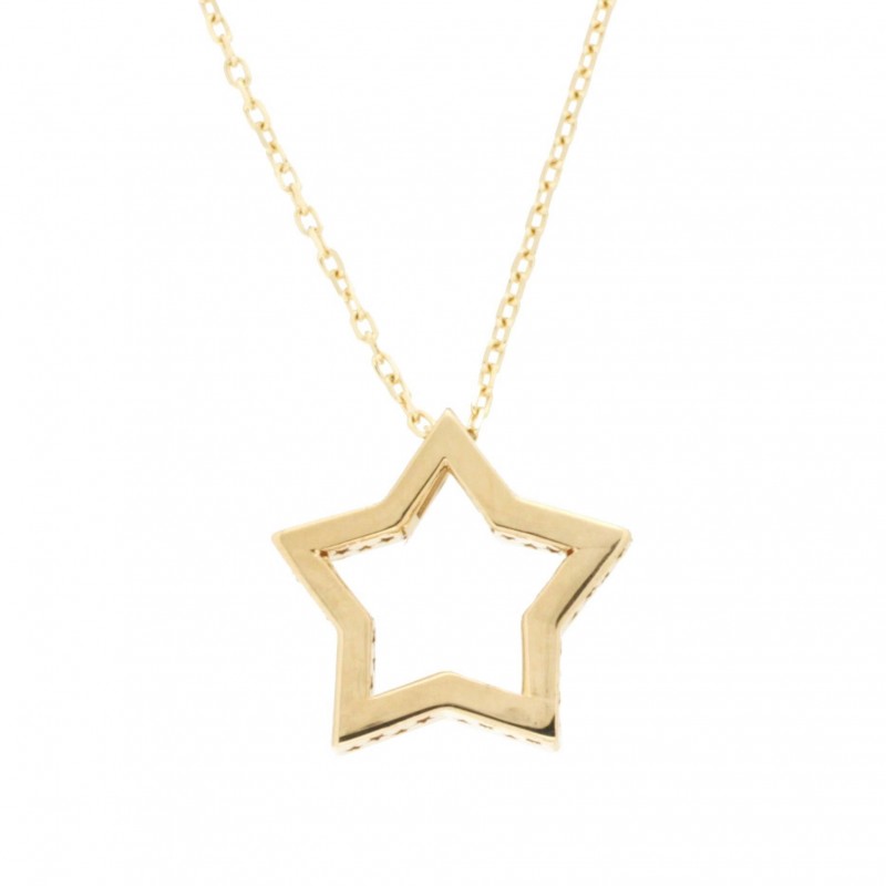 Colgante con cadena oro amarillo 18k [35-5822 ]