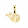 Colgante diamantes ballena oro amarillo 18k [26-11391 ]