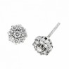 Pendientes diamantes oro blanco 18K [82-60299-P]
