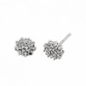 Pendientes diamantes oro blanco 18K [82-60410-P]