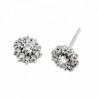 Pendientes diamantes oro blanco 18K [82-61103-P]