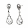 Pendientes oro blanco 18K [35-10635-P]
