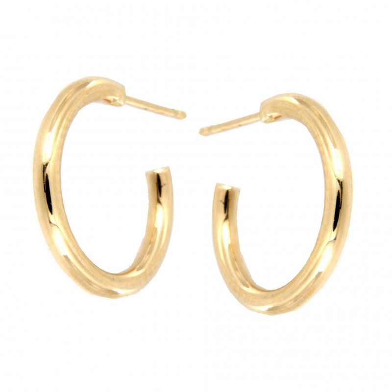 Pendientes aro presion oro 18k [26-10388-pre-p]