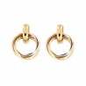 Pendientes oro tricolor oro amarillo 18K [67-3866-P]