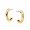 Pendientes aro diamantes oro 18k [26-11539-p]