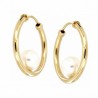 Pendientes aro con perla oro 18k [70-11728-p]