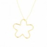 Colgante flor con cadena