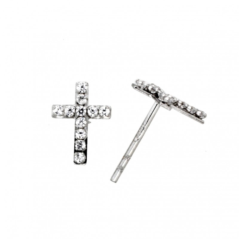 Pendientes oro blanco