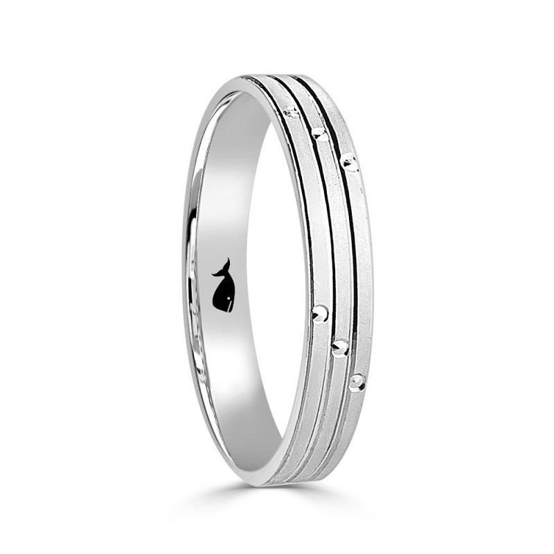 Alianza de plata chic-love 1001 - plata 1ª ley 925 certificada