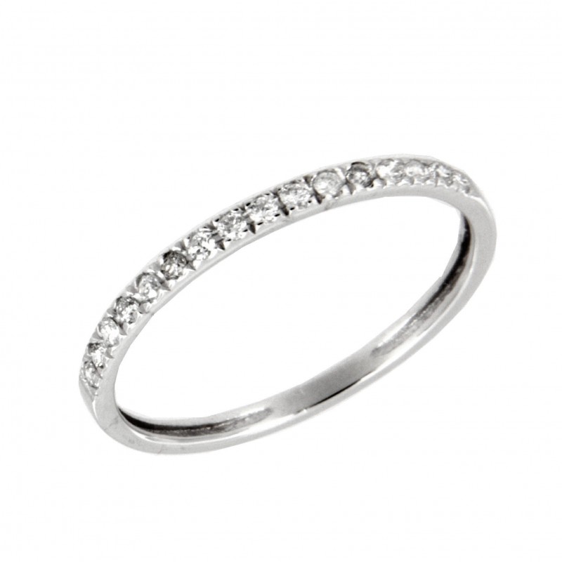 SORTIJA DIAMANTES ORO BLANCO