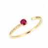 SORTIJA DIAMANTES RUBI