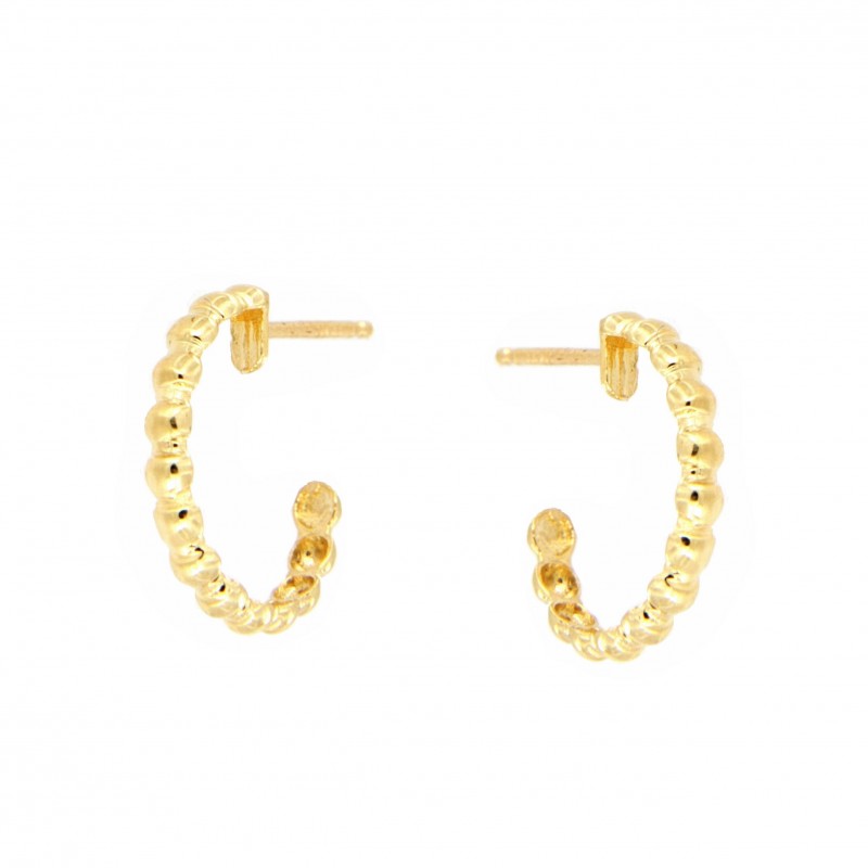 PENDIENTES ARO BOLITAS