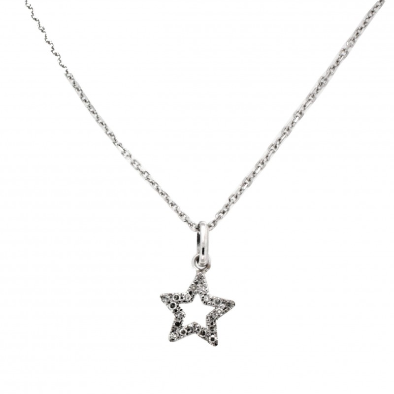 COLGANTE DIAMANTES CON CADENA