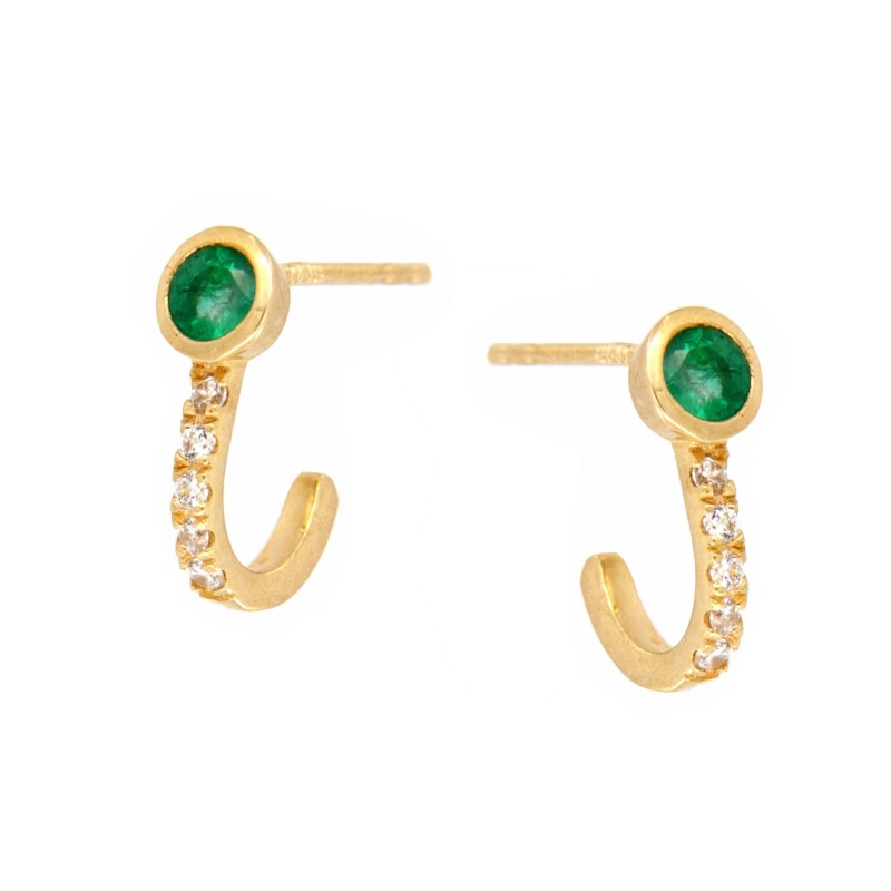 PENDIENTES ESMERALDA