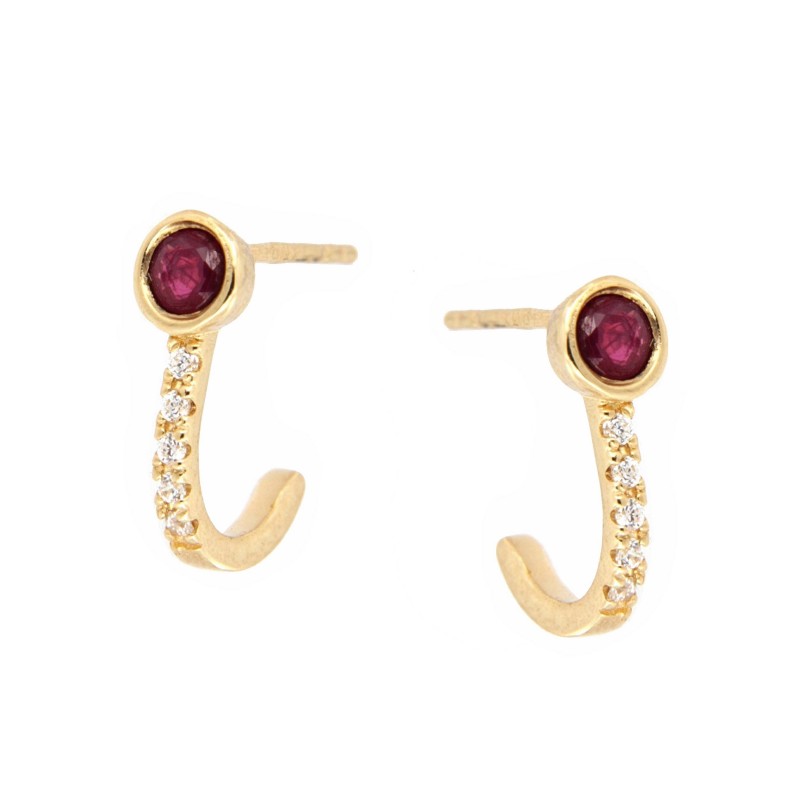 PENDIENTES RUBI