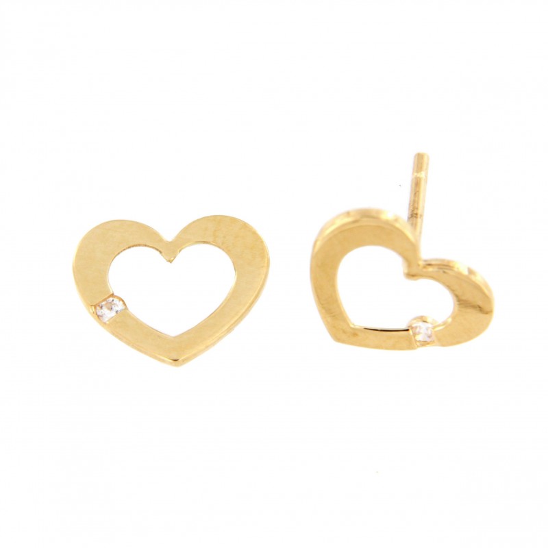 PENDIENTES CORAZON CIRCONITA