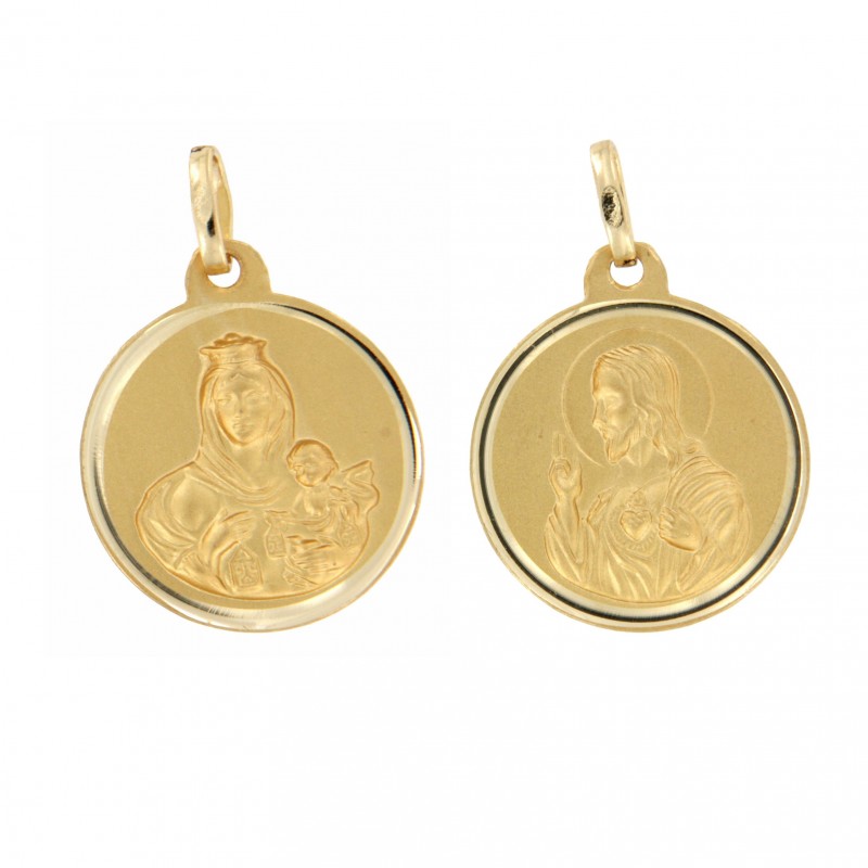 MEDALLA ESCAPULARIO CON BISEL