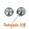 PENDIENTES PERLA TAHITI ESFERICA