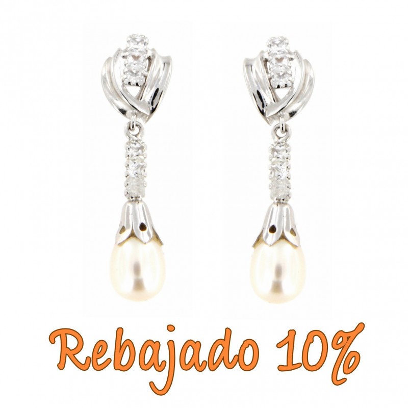 PENDIENTES PERLA