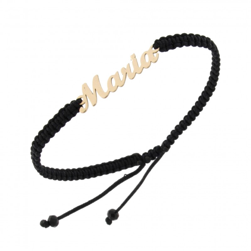 PULSERA NOMBRE MARIA CON MACRAME