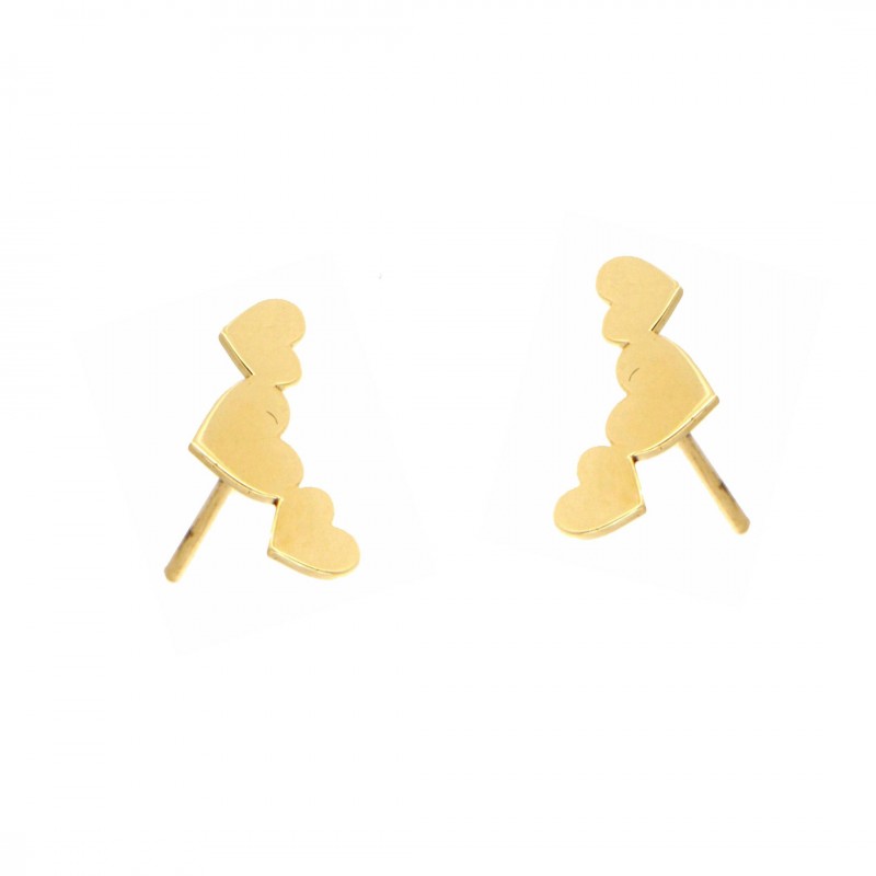 PENDIENTES TREPADOR CORAZONES