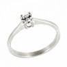 SOLITARIO DIAMANTES ORO BLANCO