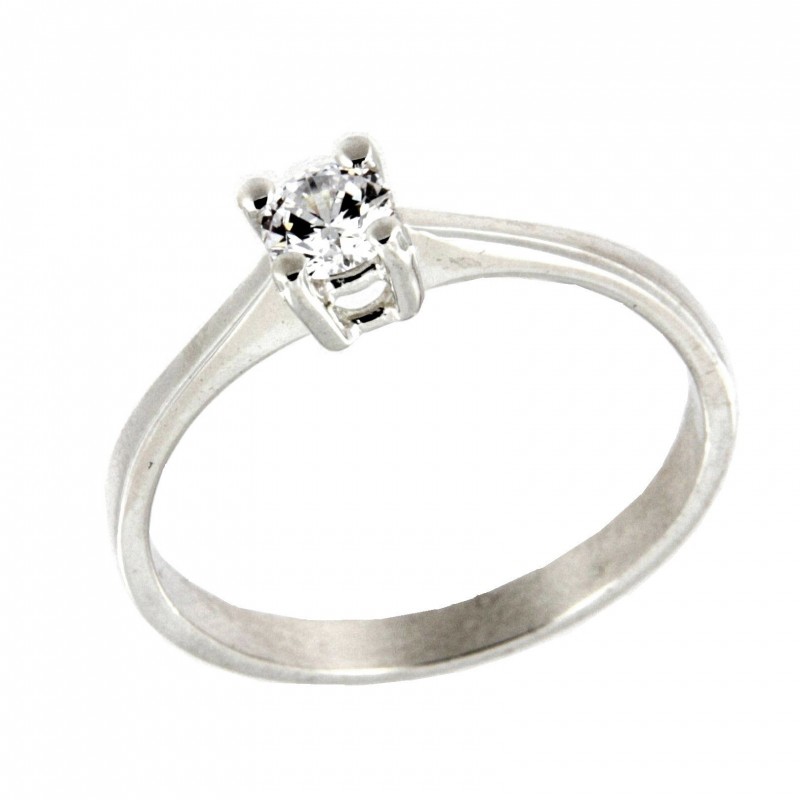 SOLITARIO DIAMANTES ORO BLANCO