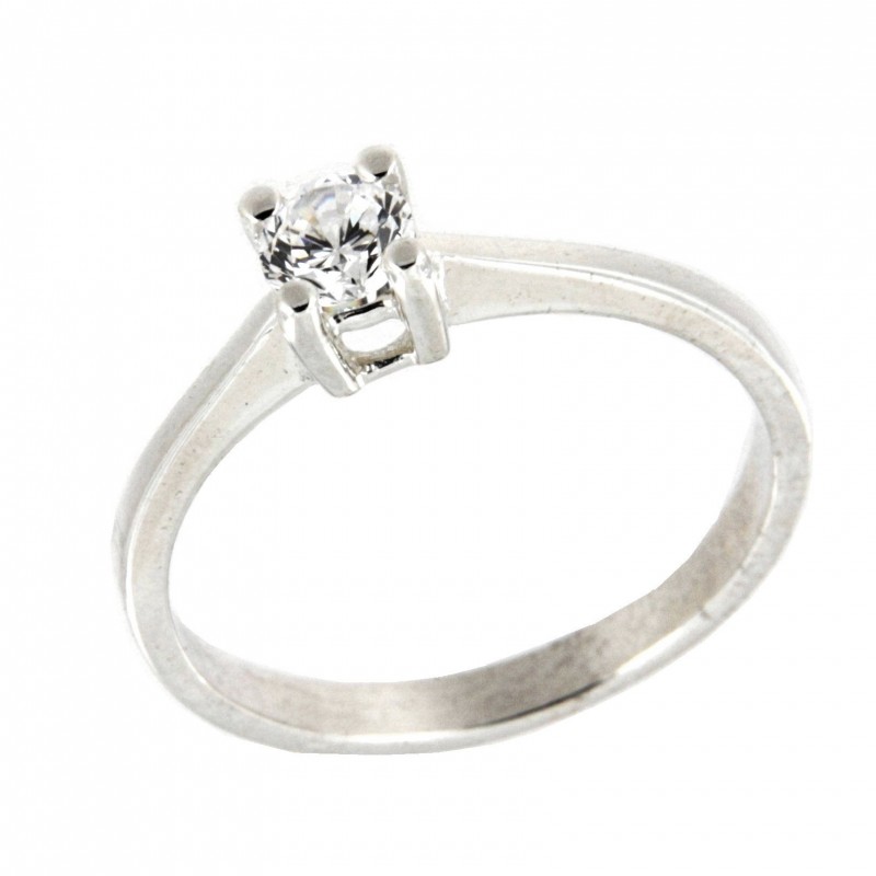 SOLITARIO DIAMANTES ORO BLANCO