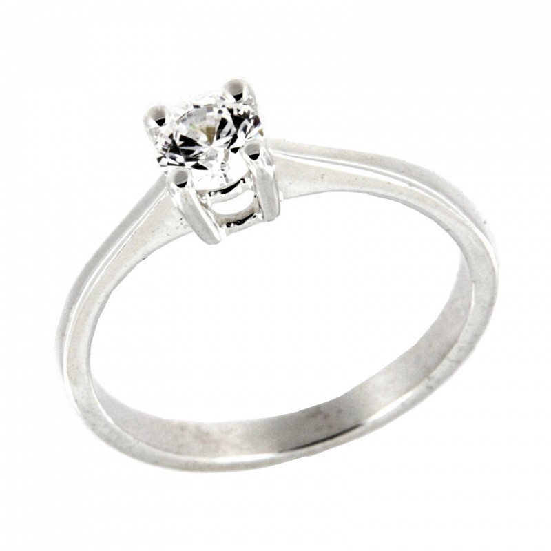 SOLITARIO DIAMANTES ORO BLANCO