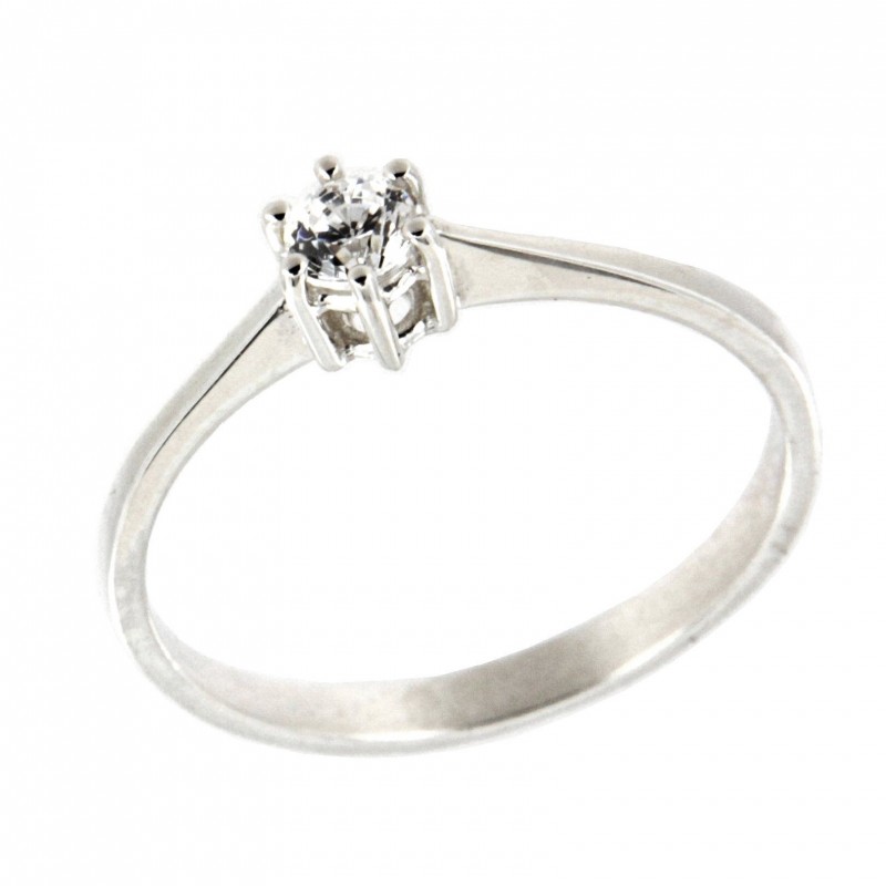 SOLITARIO DIAMANTES ORO BLANCO