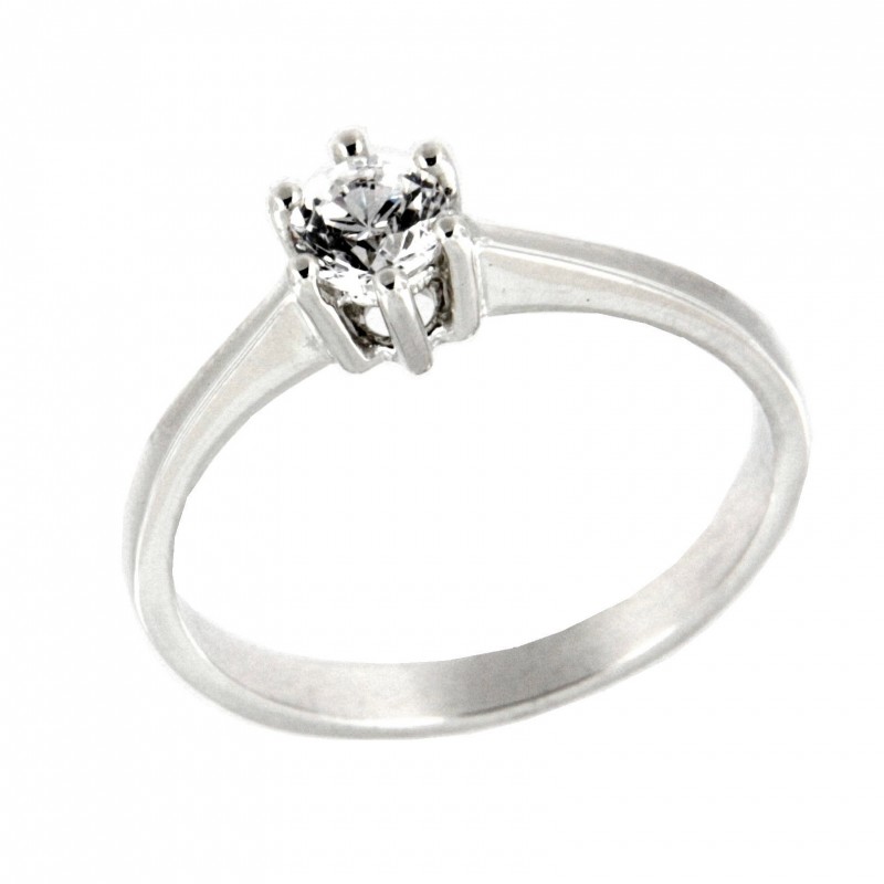 SOLITARIO DIAMANTES ORO BLANCO