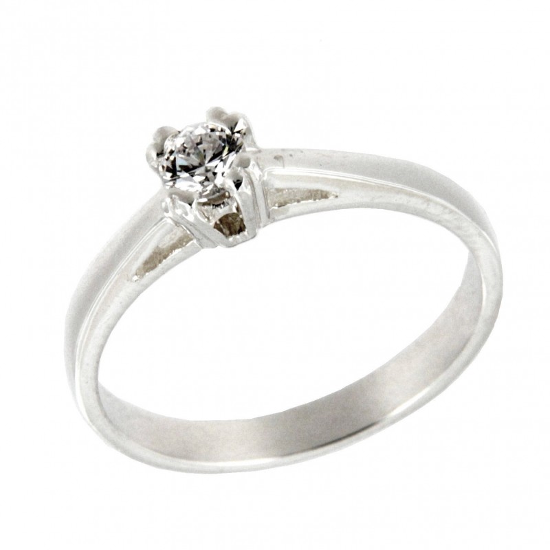 SOLITARIO DIAMANTES ORO BLANCO