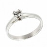 SOLITARIO DIAMANTES ORO BLANCO