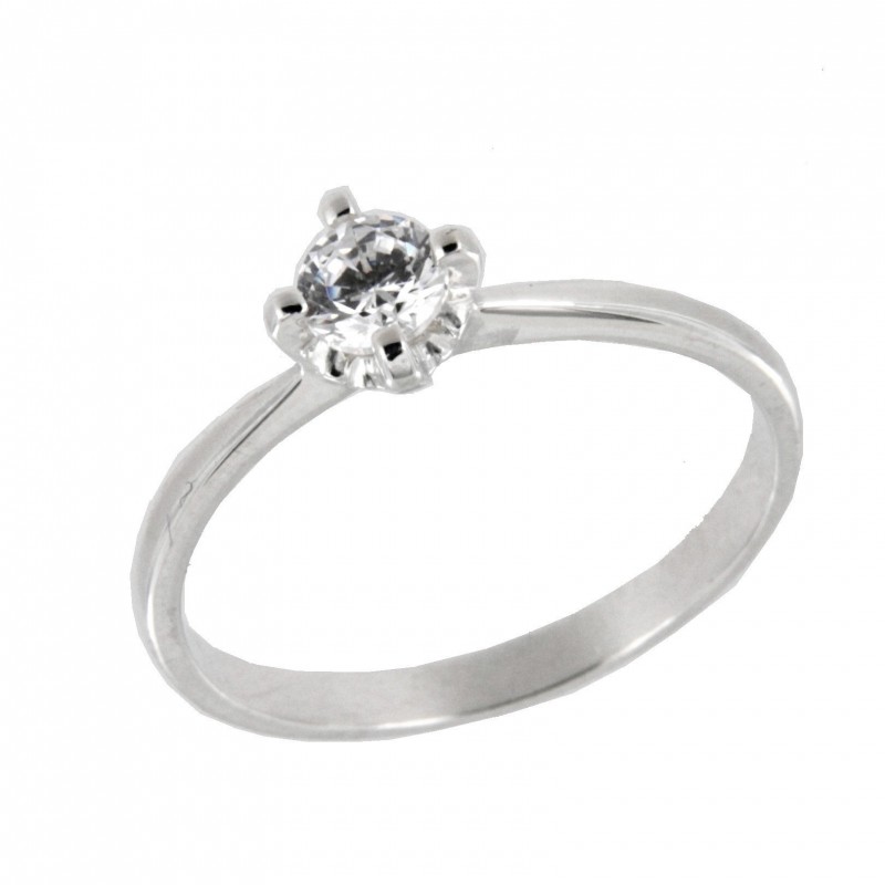 SOLITARIO DIAMANTES ORO BLANCO